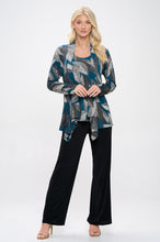 Load image into Gallery viewer, Mid-cut Jacket Long Sleeve Print-4028HT-LRP1-W447
