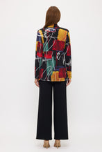 Load image into Gallery viewer, Plus Size Mid-cut Jacket Long Sleeve Print-4028HT-LXP1-W495
