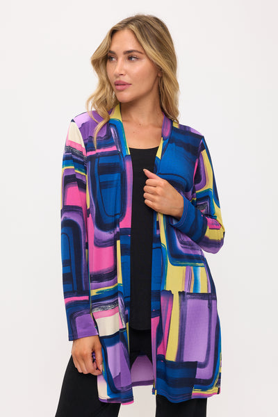 ITY Duster Jacket Quarter Sleeve Print-4071HT-QRP1-W482