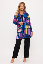 Load image into Gallery viewer, ITY Duster Jacket Quarter Sleeve Print-4071HT-QRP1-W482

