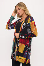 Load image into Gallery viewer, ITY Duster Jacket Quarter Sleeve Print-4071HT-QRP1-W495
