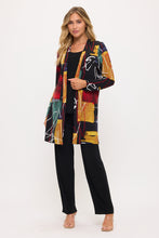 Load image into Gallery viewer, ITY Duster Jacket Quarter Sleeve Print-4071HT-QRP1-W495
