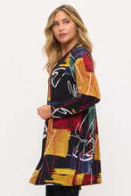 Load image into Gallery viewer, ITY Duster Jacket Quarter Sleeve Print-4071HT-QRP1-W495
