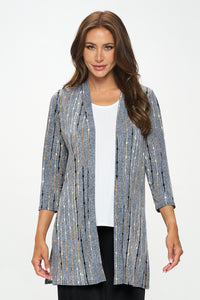 ITY Duster Jacket Quarter Sleeve Print-471HT-QRP1-W399