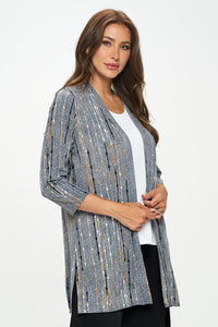 ITY Duster Jacket Quarter Sleeve Print-471HT-QRP1-W399