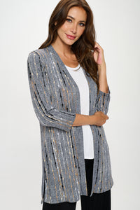 ITY Duster Jacket Quarter Sleeve Print-471HT-QRP1-W399