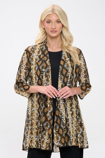 MR Princess Jacket Print Quarter Sleeves-4072MR-QRP1-W290