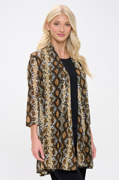 MR Princess Jacket Print Quarter Sleeves-4072MR-QRP1-W290