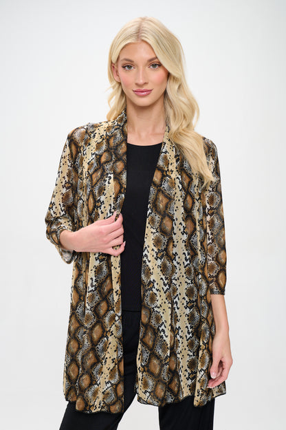 MR Princess Jacket Print Quarter Sleeves-4072MR-QRP1-W290