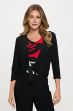 Load image into Gallery viewer, ITY Quarter Sleeve Cardigan-4082HT-QRS1
