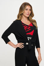 Load image into Gallery viewer, ITY Quarter Sleeve Cardigan-4082HT-QRS1
