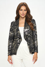 Load image into Gallery viewer, BG Foil Long Sleeve Jacket-4083BF-LRD1-F018
