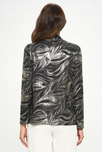 Load image into Gallery viewer, BG Foil Long Sleeve Jacket-4083BF-LRD1-F018
