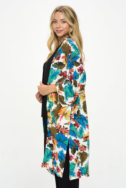 HIT Kimono Long Jacket W/Pocket-4085HT-QRP1-CK-W423