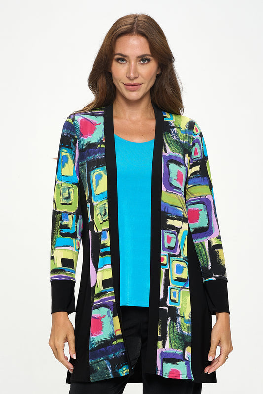 ITY Contrast Cardigan-4087HT-LRP1-C-W400