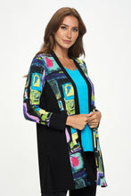 Load image into Gallery viewer, ITY Contrast Cardigan-4087HT-LRP1-C-W400
