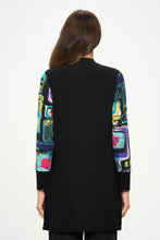 Load image into Gallery viewer, ITY Contrast Cardigan-4087HT-LRP1-C-W400
