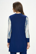 Load image into Gallery viewer, ITY Contrast Cardigan-4087HT-LRP1-C-W413
