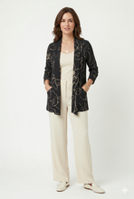 Load image into Gallery viewer, Long Sleeve Pocket Cardigan-4101VP-LRP1-K-W521
