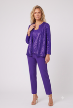 Load image into Gallery viewer, The Stella Sequin Open-Front Jacket-4106BT-LRD1-G021
