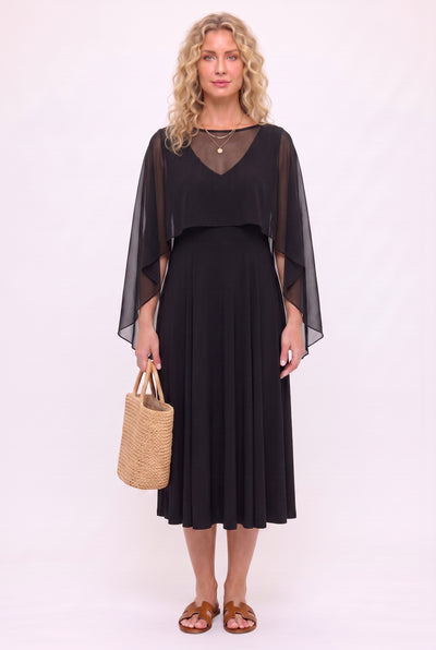 Mesh Romance Overlay Drape Cape-4107MR-ARS1