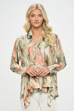 Load image into Gallery viewer, Mid-cut Jacket Long Sleeve Print-4028HT-LRP1-W330
