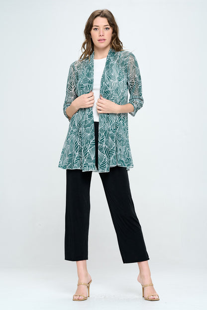 MR Princess Jacket Print Quarter Sleeves-4072MR-QRP1-W344