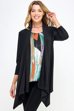 Load image into Gallery viewer, ITY Draped Wrap Jacket-4084HT-QRS1
