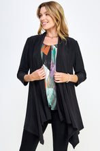 Load image into Gallery viewer, ITY Draped Wrap Jacket-4084HT-QRS1
