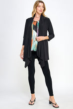 Load image into Gallery viewer, ITY Draped Wrap Jacket-4084HT-QRS1
