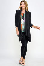 Load image into Gallery viewer, ITY Draped Wrap Jacket-4084HT-QRS1
