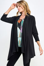 Load image into Gallery viewer, ITY Draped Wrap Jacket-4084HT-QRS1
