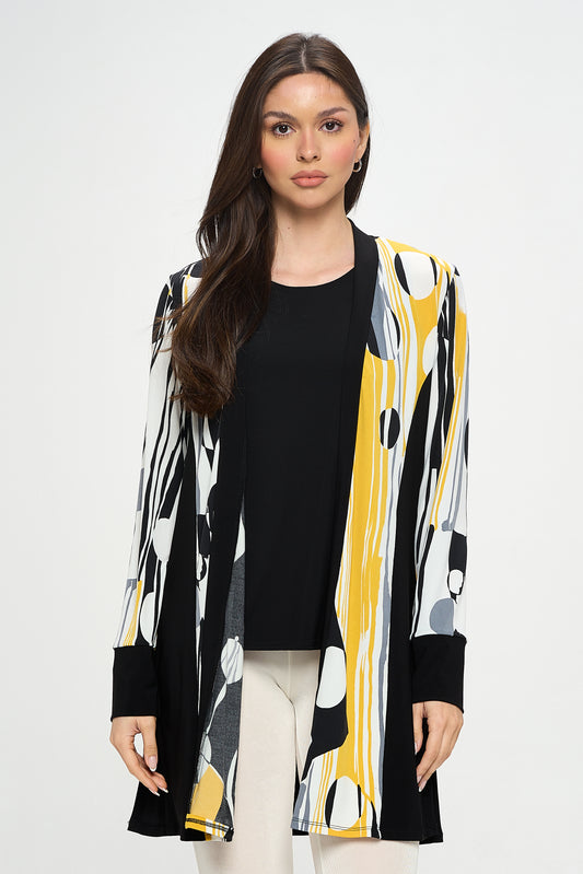 ITY Contrast Cardigan-4087HT-LRP1-C-W395