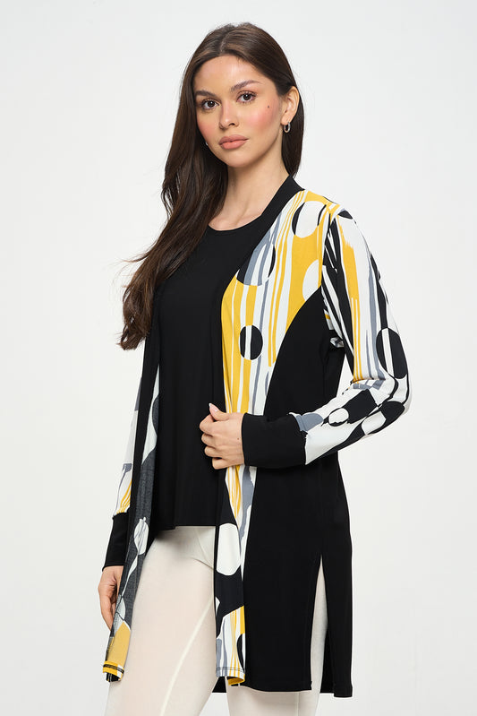 ITY Contrast Cardigan-4087HT-LRP1-C-W395