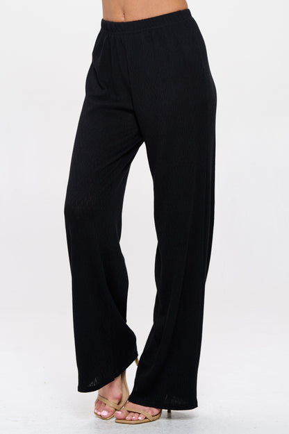 Cotton Acetate Flared Pants-5042CA-ARD1