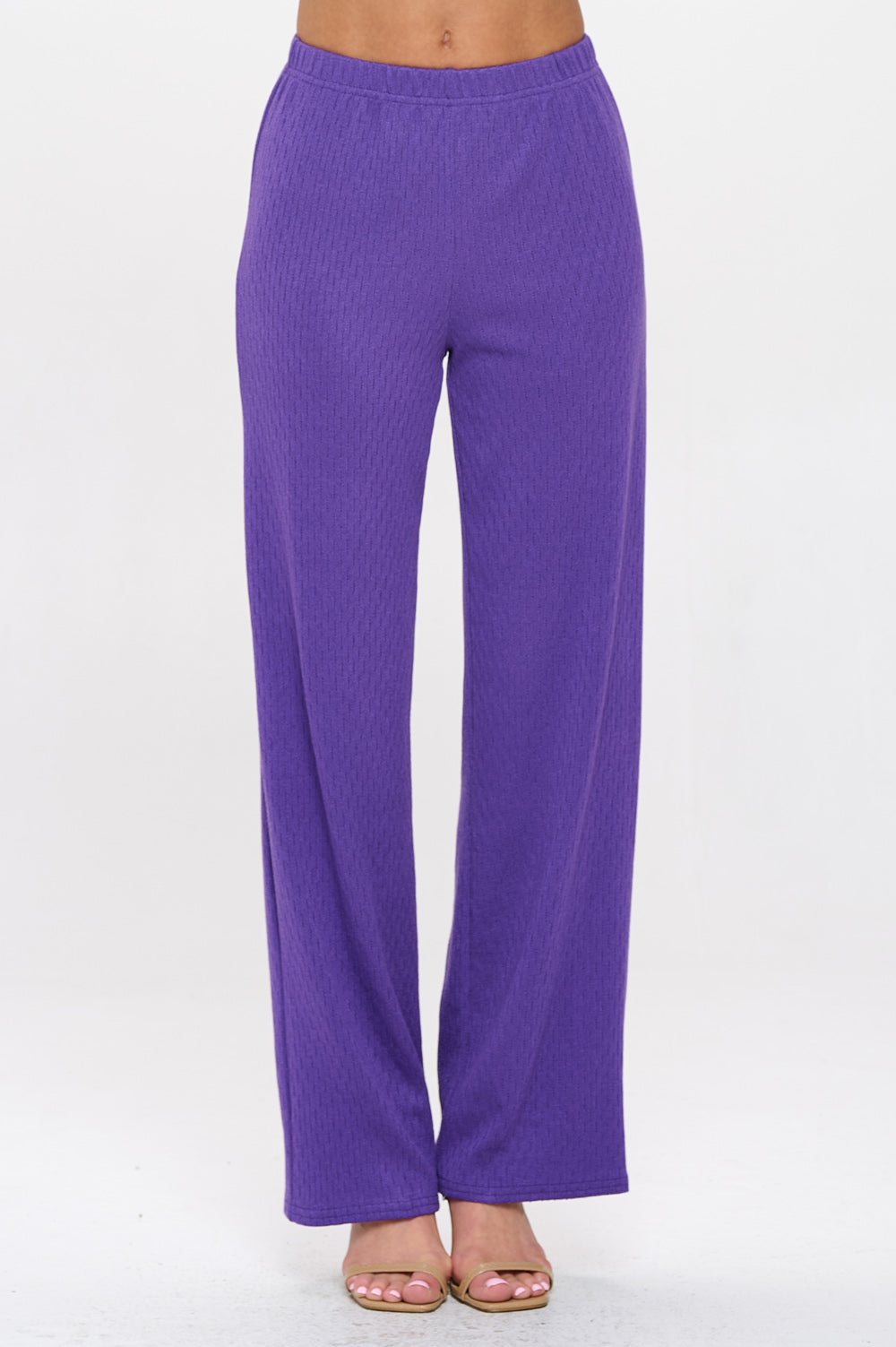 Cotton Acetate Flared Pants-5042CA-ARD1