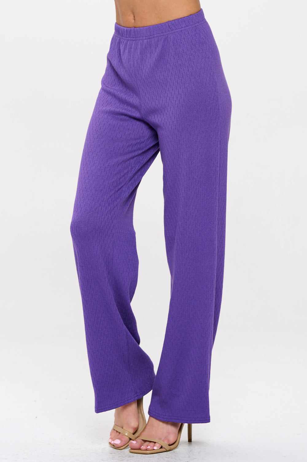 Cotton Acetate Flared Pants-5042CA-ARD1