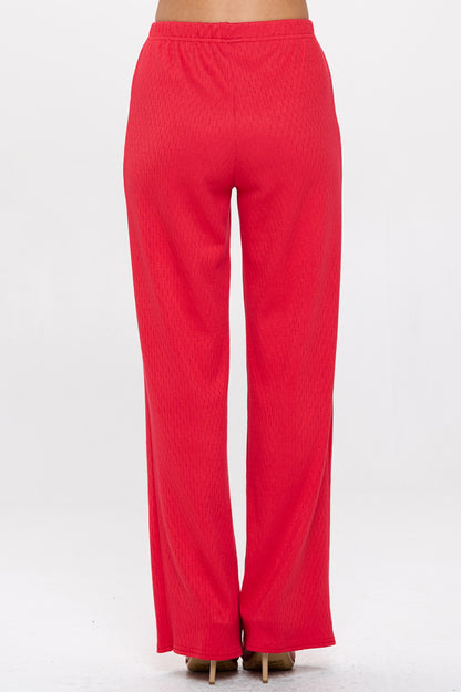 Cotton Acetate Flared Pants-5042CA-ARD1