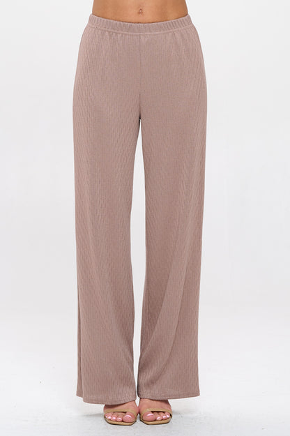 Cotton Acetate Flared Pants-5042CA-ARD1