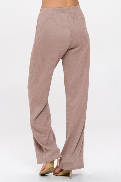 Cotton Acetate Flared Pants-5042CA-ARD1