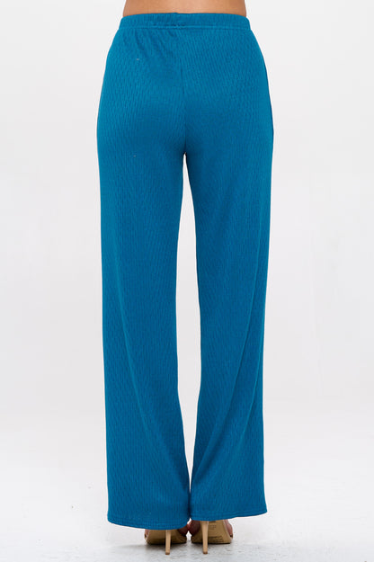 Cotton Acetate Flared Pants-5042CA-ARD1