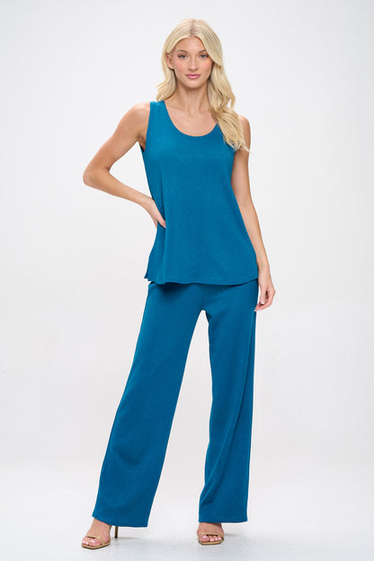 Cotton Acetate Flared Pants-5042CA-ARD1