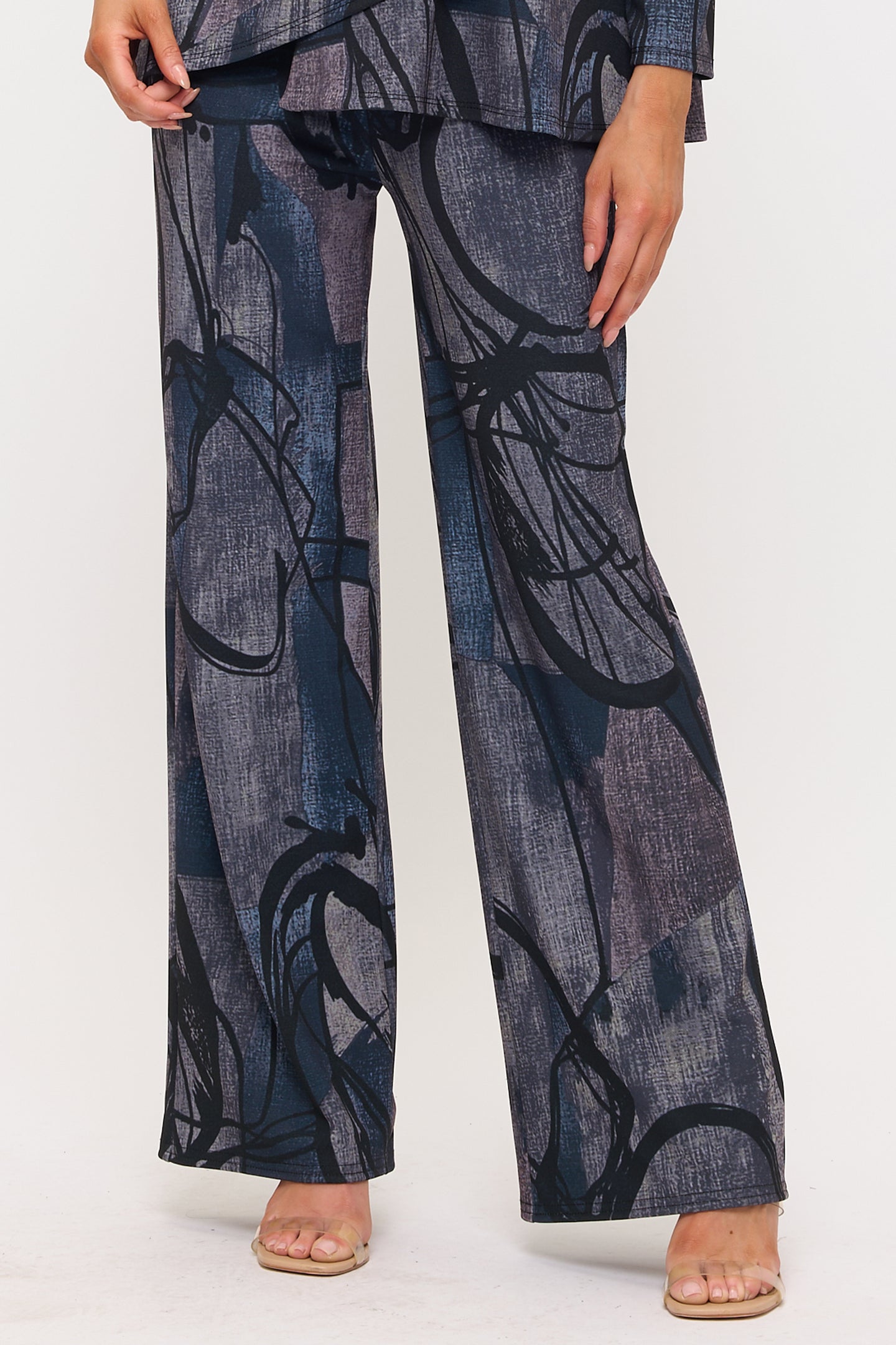 Challenge Print Wide Leg Pant-5042CL-ARD1-D023