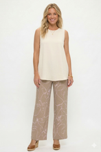 Load image into Gallery viewer, Venechia Pleated Wide Leg Pants-5042VP-ARP1-W521
