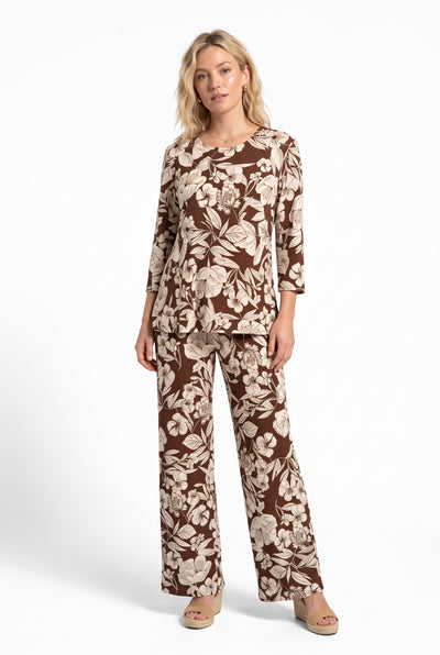 Venechia Pleated Wide Leg Pants-5042VP-ARP1-W535