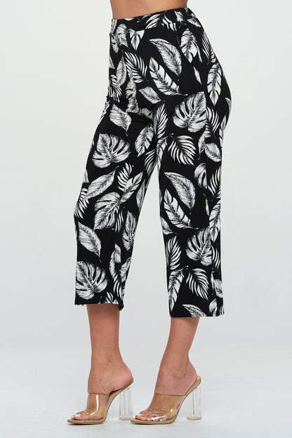 Print Ankle Pant-5039BN-ARP1-K-W388