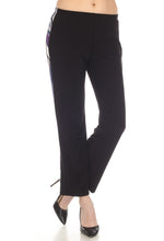 Load image into Gallery viewer, Plus Size HIT Contrast Straight Pants-540HT-AXP1-C-W357
