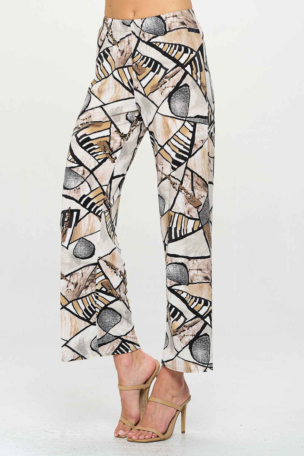 Print  HIT Flared Pants-5042HT-ARP1-W393