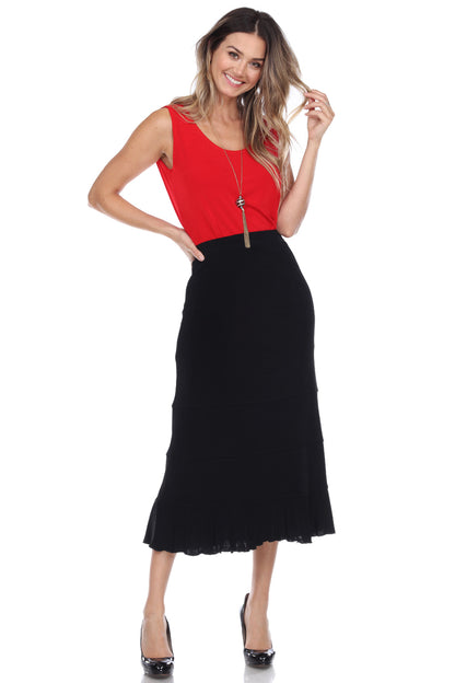 Long Tiered Skirt-6008AY-ARS1