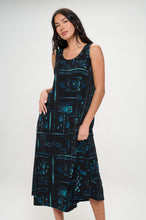 Load image into Gallery viewer, Plus Size Print Tank Long Dress Sleeveless- 7000BN-TXP1-W401
